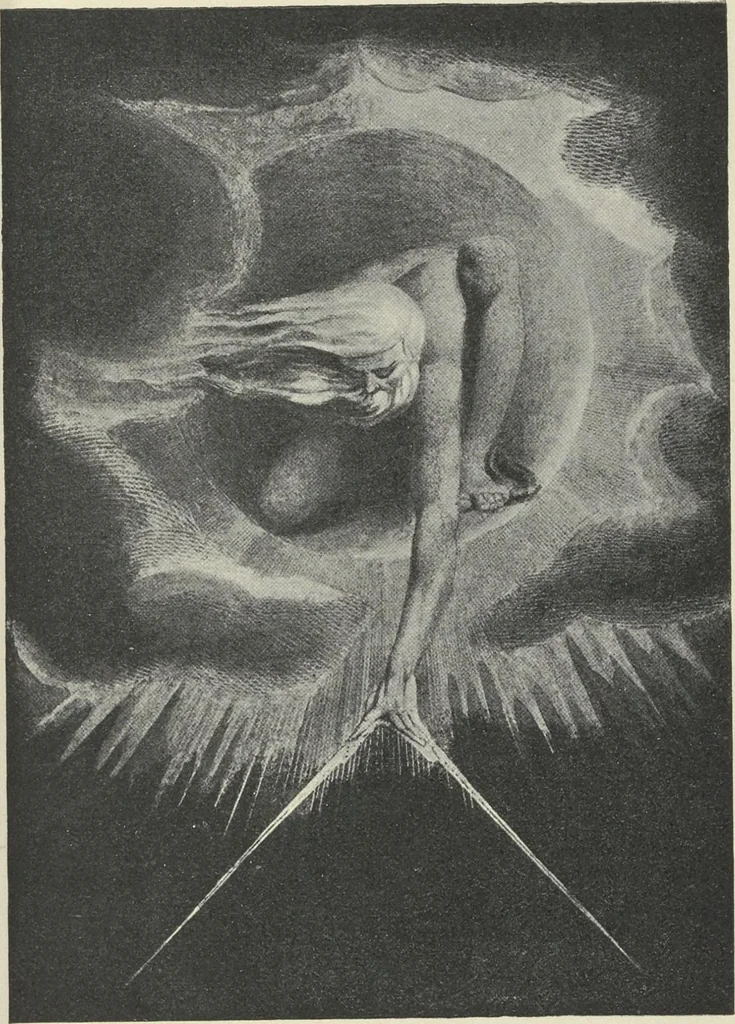 An illustration from William Blake,, 1910, leaf 52