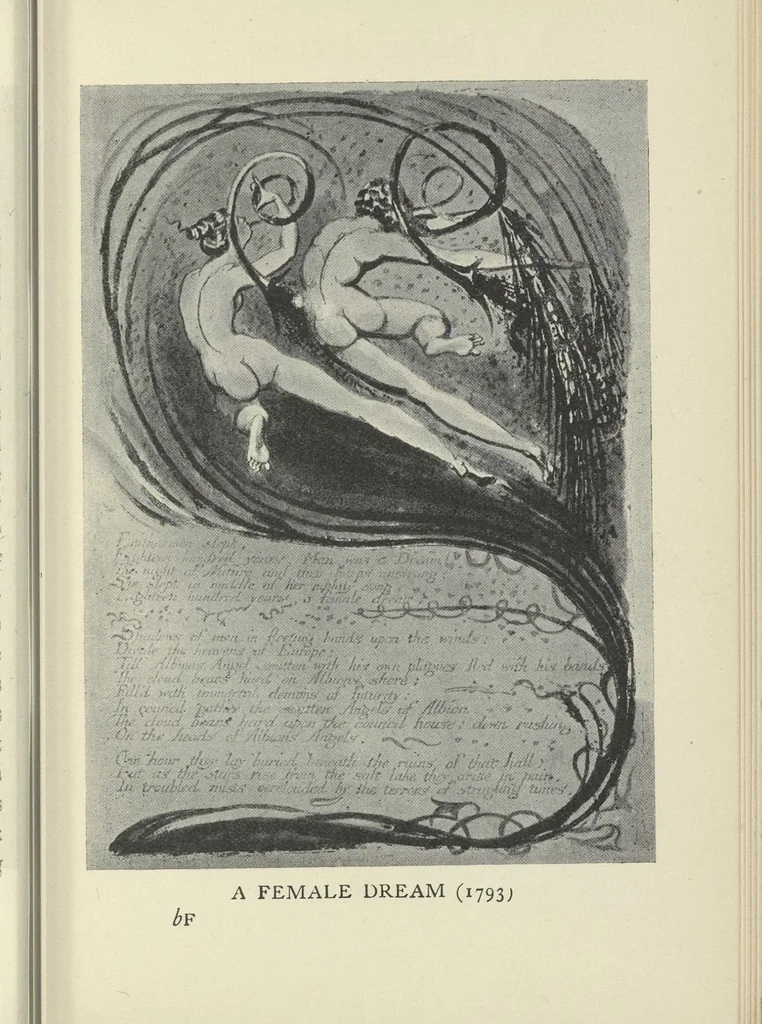 An illustration from William Blake,, 1910, leaf 94