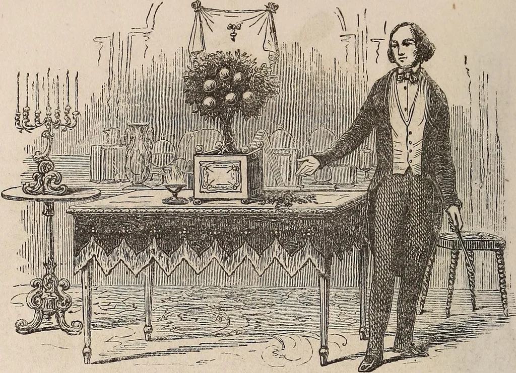 An illustration from Confidences et révélations : comment on devient sorcier, 1868, leaf 430