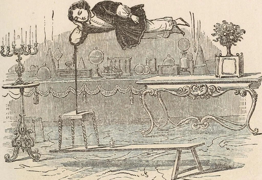 An illustration from Confidences et révélations : comment on devient sorcier, 1868, leaf 435