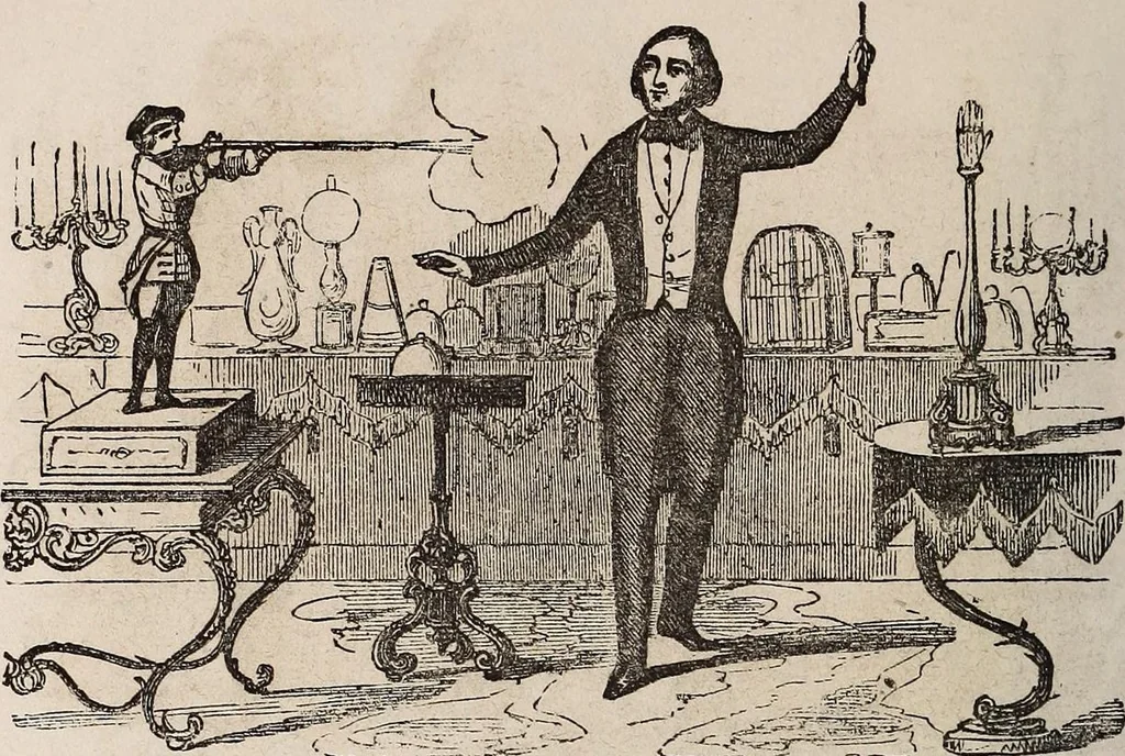 An illustration from Confidences et révélations : comment on devient sorcier, 1868, leaf 440