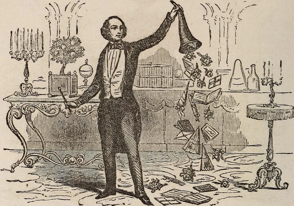 An illustration from Confidences et révélations : comment on devient sorcier, 1868, leaf 444