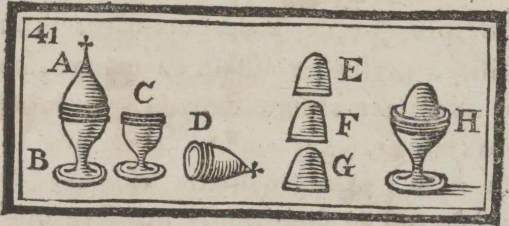 An illustration from Codicile de Jérome Sharp, professeur de physique amusante; où l'on trouve, parmi plusieurs tours dont il n'est point parlé dans son testament, diverses récréations relatives aux sciences & beaux-arts. Pour servir de troisième suite à la Magie blanche dévoilée, 1791, leaf 115