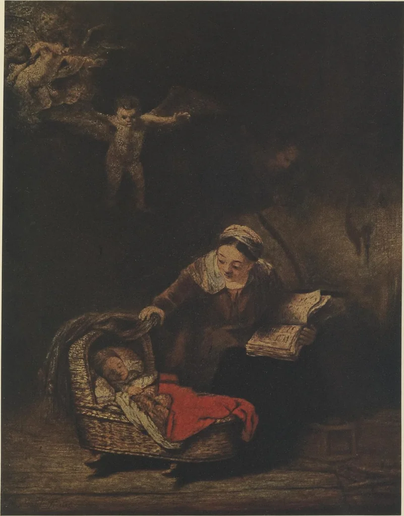 An illustration from Rembrandt, 1905, leaf 38