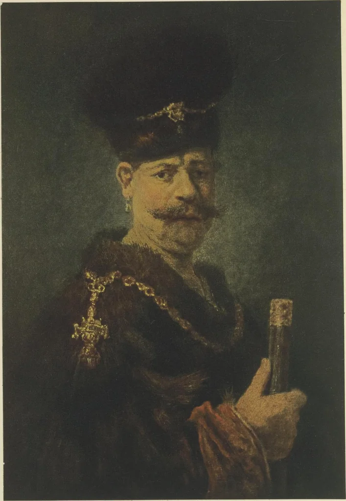 An illustration from Rembrandt, 1905, leaf 9