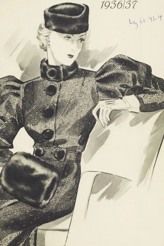 An illustration from Automne et hiver, 1936/37, 1936, leaf 1