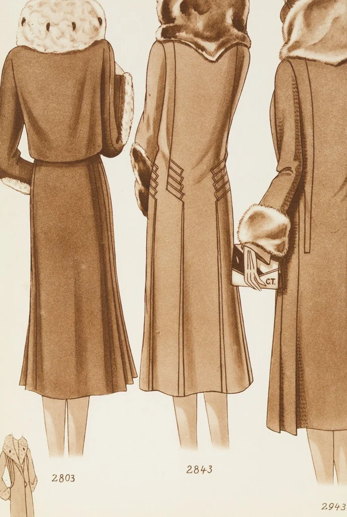 An illustration from Automne et hiver, 1930/31, 1930, leaf 4