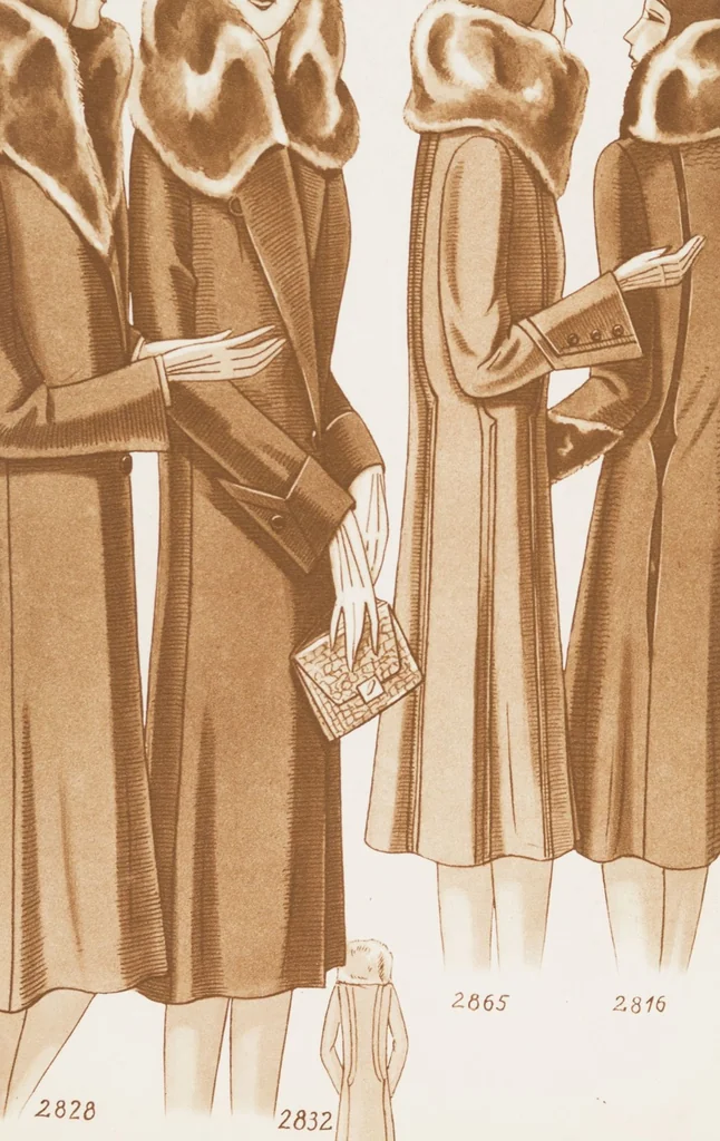 An illustration from Automne et hiver, 1930/31, 1930, leaf 7