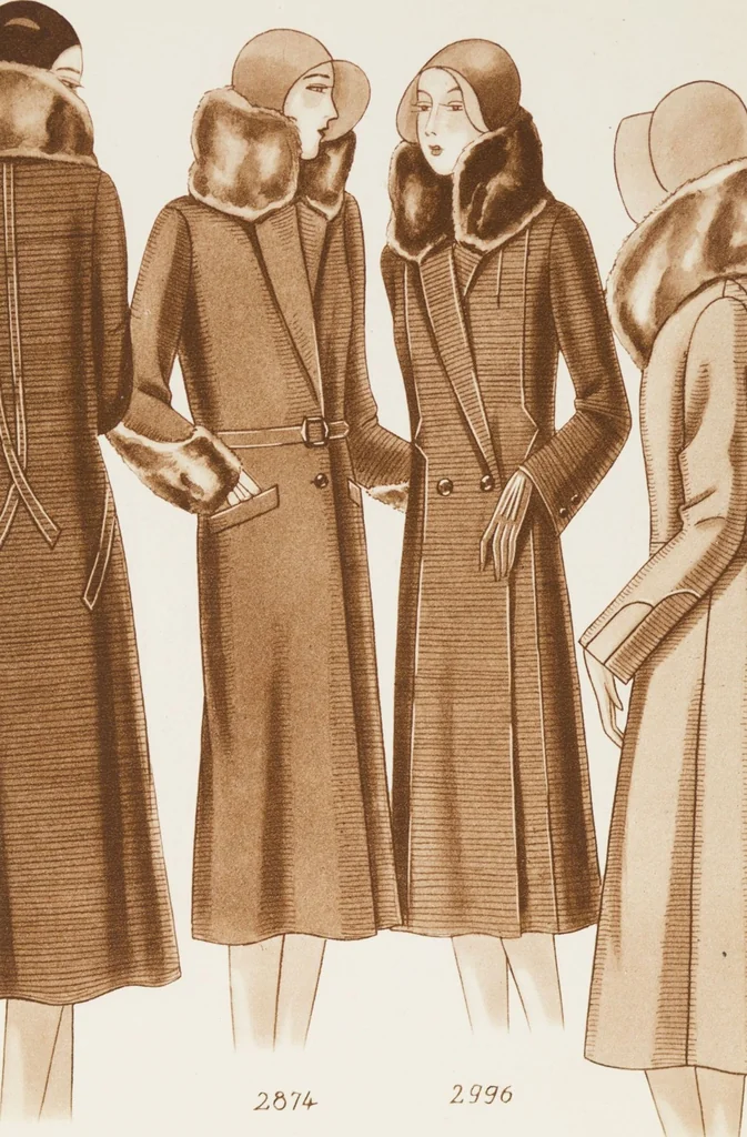 An illustration from Automne et hiver, 1930/31, 1930, leaf 8
