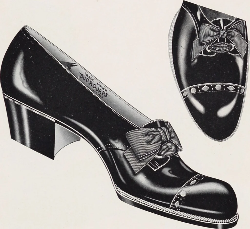An illustration from Korrect shape shoes : spring and summer 1910 : carried in stock / Burt & Packard Co., 1910, leaf 11