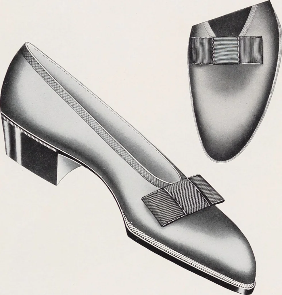 An illustration from Korrect shape shoes : spring and summer 1910 : carried in stock / Burt & Packard Co., 1910, leaf 9