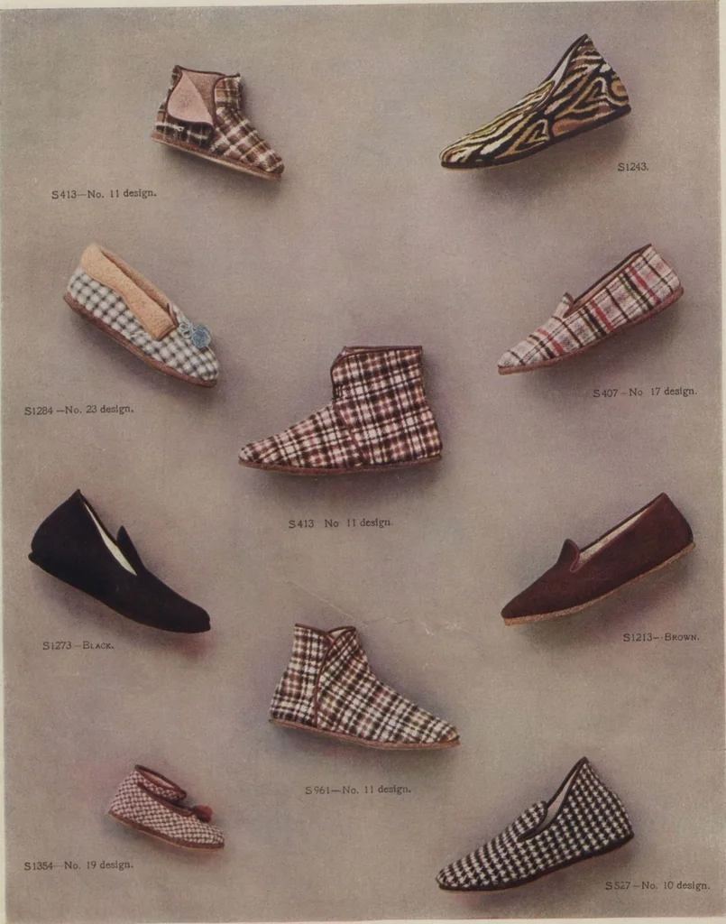 An illustration from Gaghills slipper factory / H.W. Trickett Limited, 1906, leaf 10