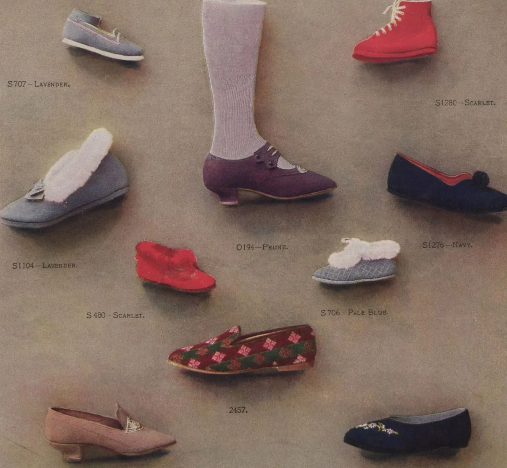 An illustration from Gaghills slipper factory / H.W. Trickett Limited, 1906, leaf 11
