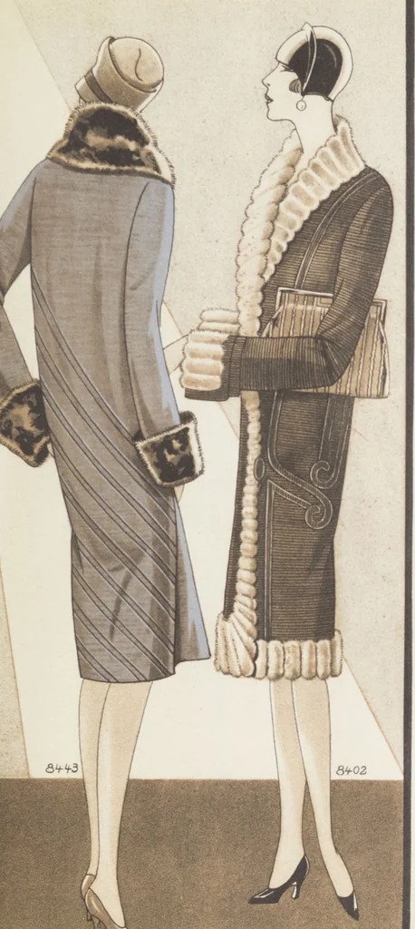 An illustration from Automne & hiver, 1927/28, 1927, leaf 1