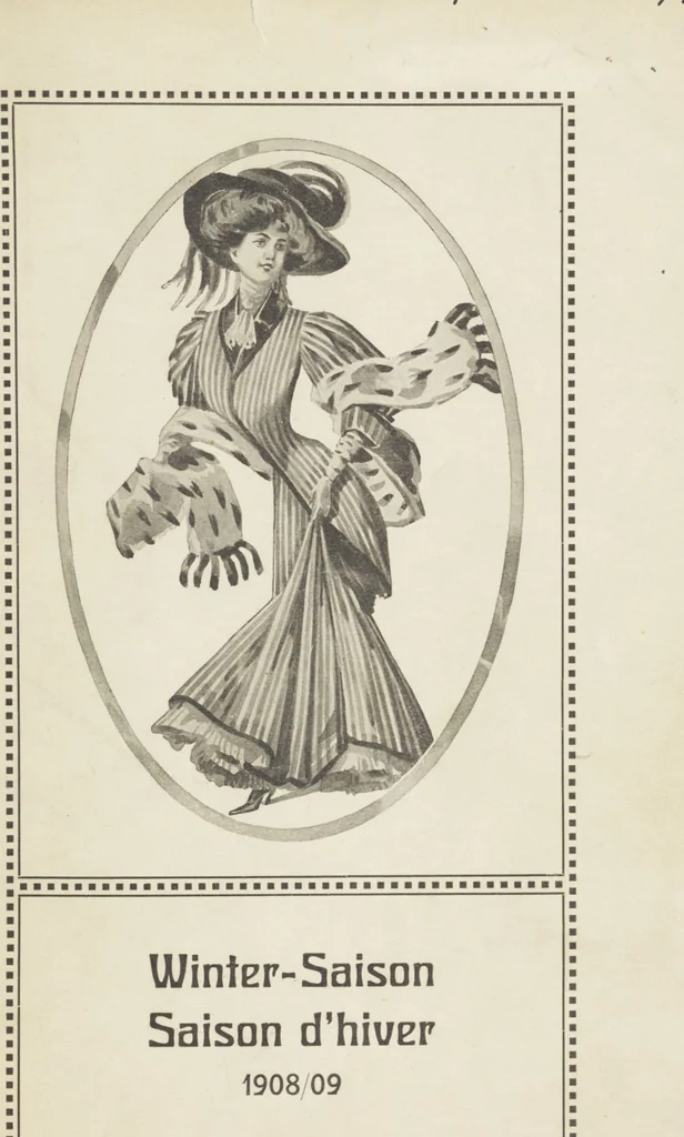 An illustration from Winter-saison, saison d'hiver, 1908/09, 1908, leaf 1