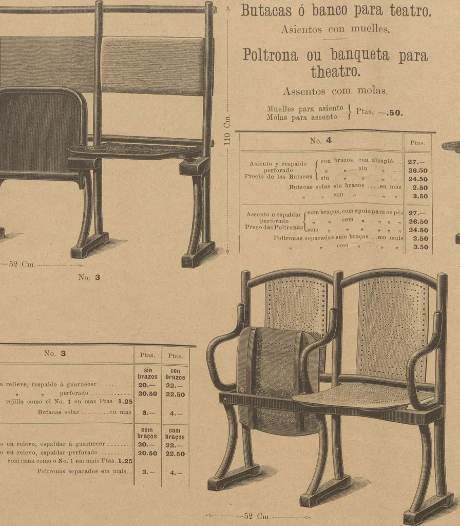 An illustration from Extracto del catalogo principal / Thonet Hermanos, 1895, leaf 31