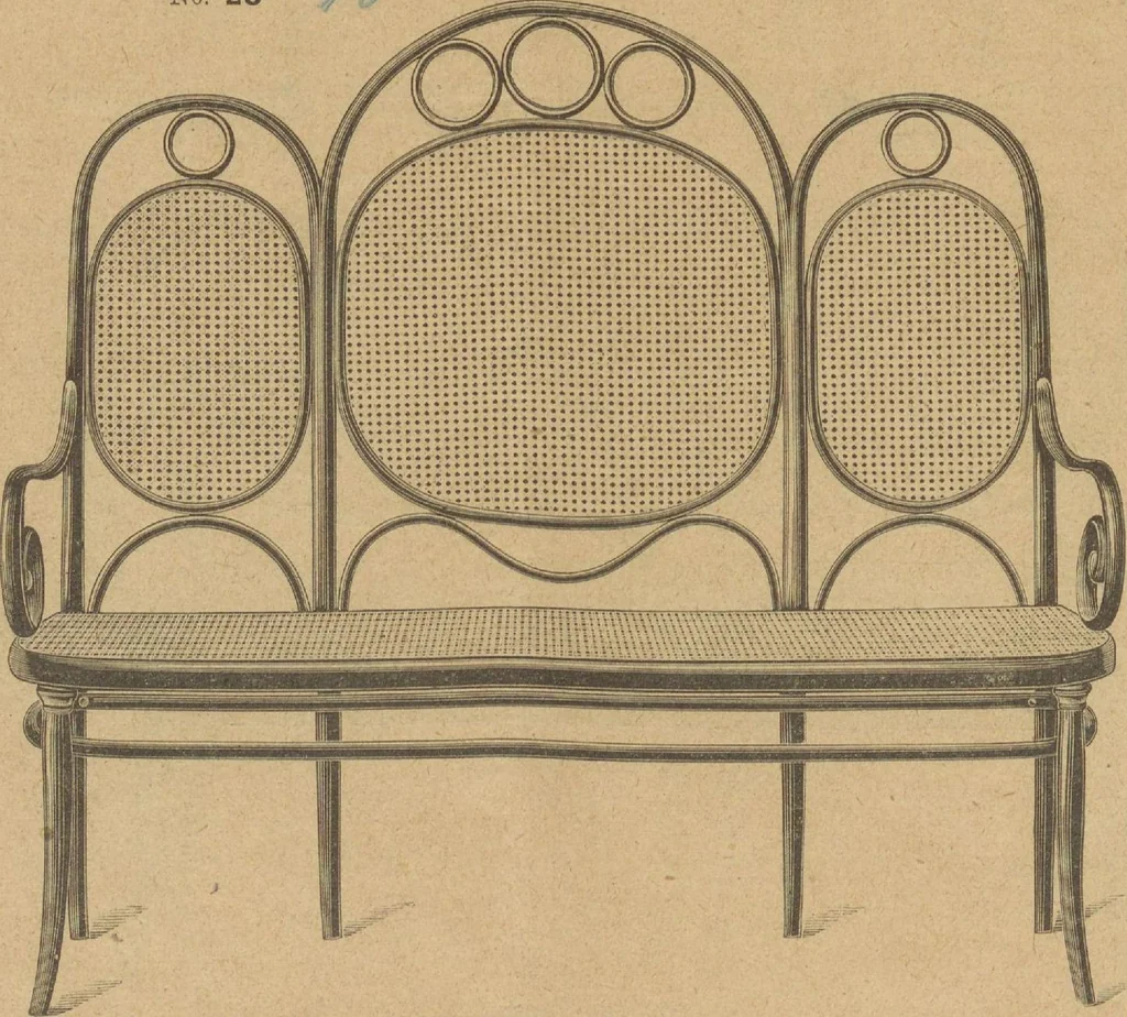 An illustration from Extracto del catalogo principal / Thonet Hermanos, 1895, leaf 6