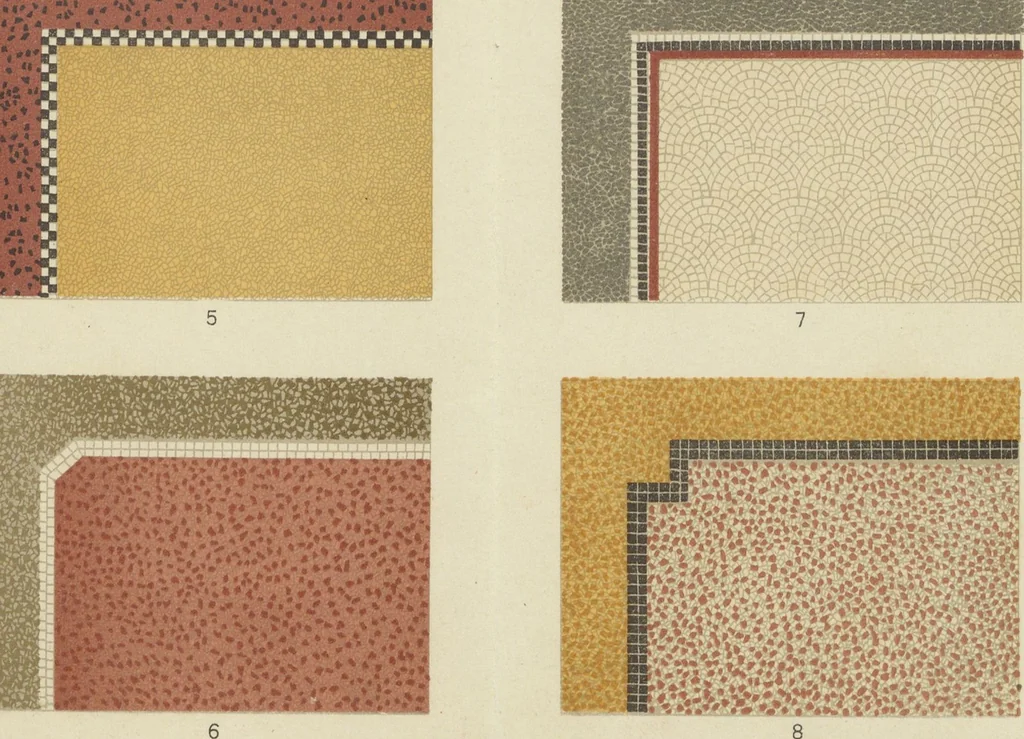 An illustration from Travaux de mosaïque & imitation marbre / entreprise de construction J. Comiotto, 1920, leaf 3