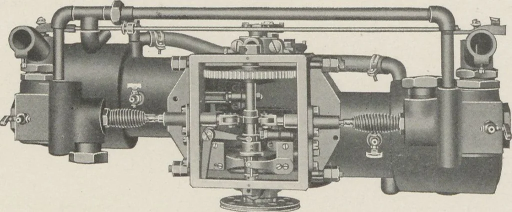 An illustration from The Stevens-Duryea : two cylinder opposed type gasoline autombobile / manufactured by J. Stevens Arms and Tool Company, 1903, leaf 12