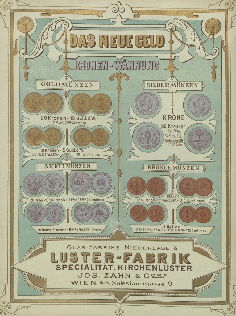 An illustration from Glas-Fabriks-Niederlage und Luster-Fabrik : Jos. Zahn & Comp., Wien, III. Salesianergasse 9, 1892, leaf 26