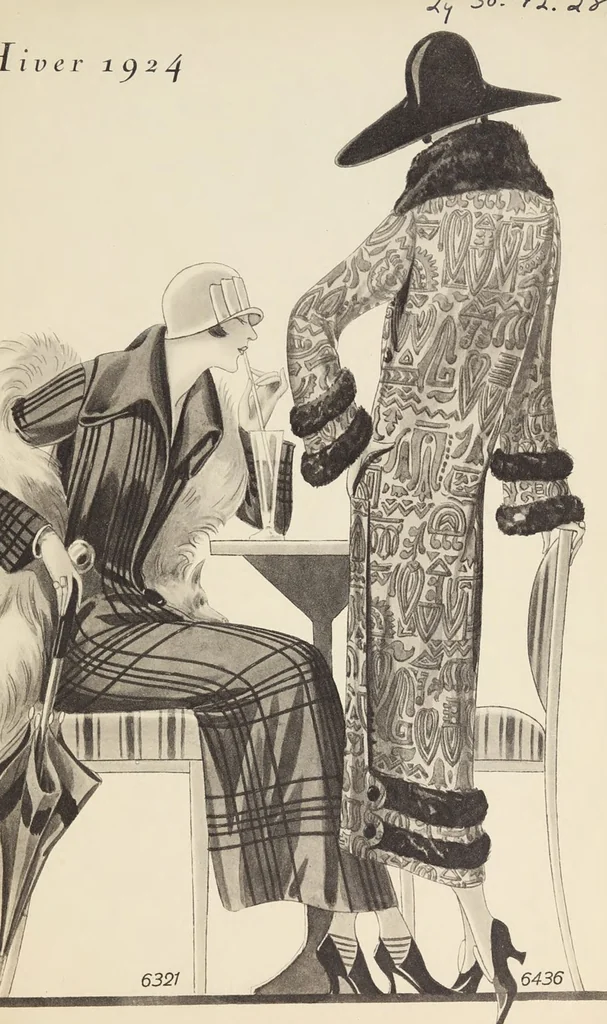 An illustration from Hiver, 1924, 1924, leaf 1