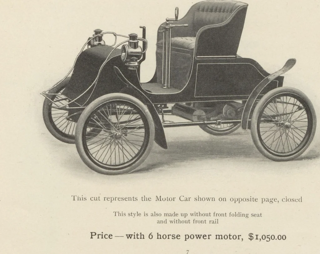 An illustration from Warwick : automobiles, motor cycles, bicycles, 1903, 1903, leaf 8