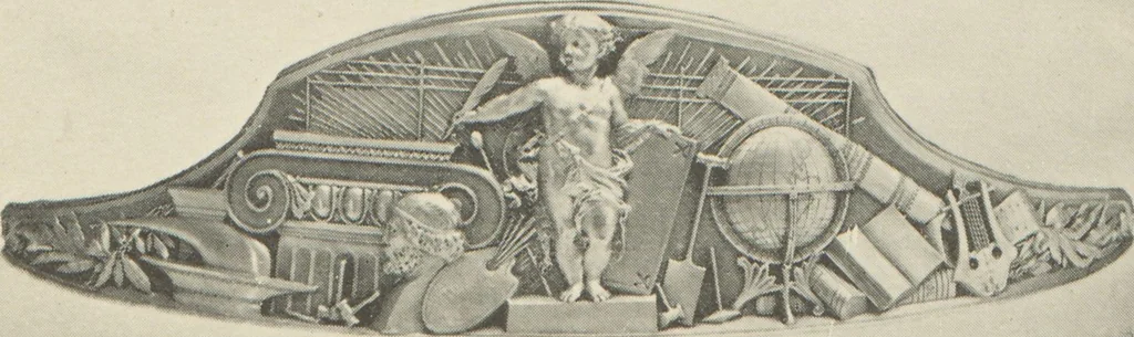 An illustration from The century vase, made in sterling silver by the Gorham M'f'g Co., silversmiths, Broadway and 19th street, New York, (Works at Providence, Rhode Island) : to commemorate the completion of the first century of the Republic of the United States of America, 1876, leaf 4