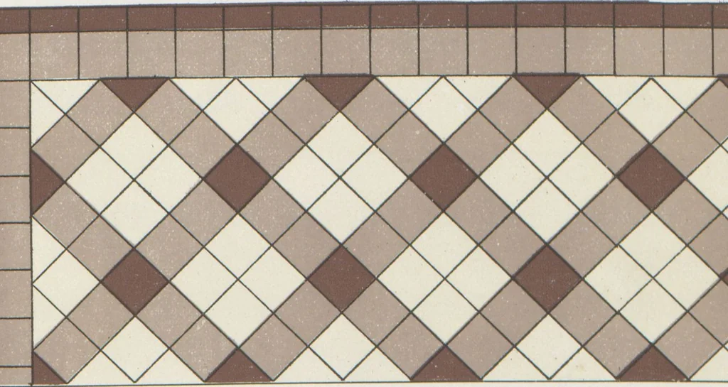 An illustration from Carrelages céramiques / Octave Colozier, S. Just des Marais (Oise), 1906, leaf 24