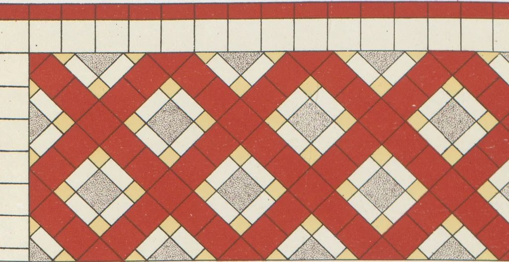 An illustration from Carrelages céramiques / Octave Colozier, S. Just des Marais (Oise), 1906, leaf 27