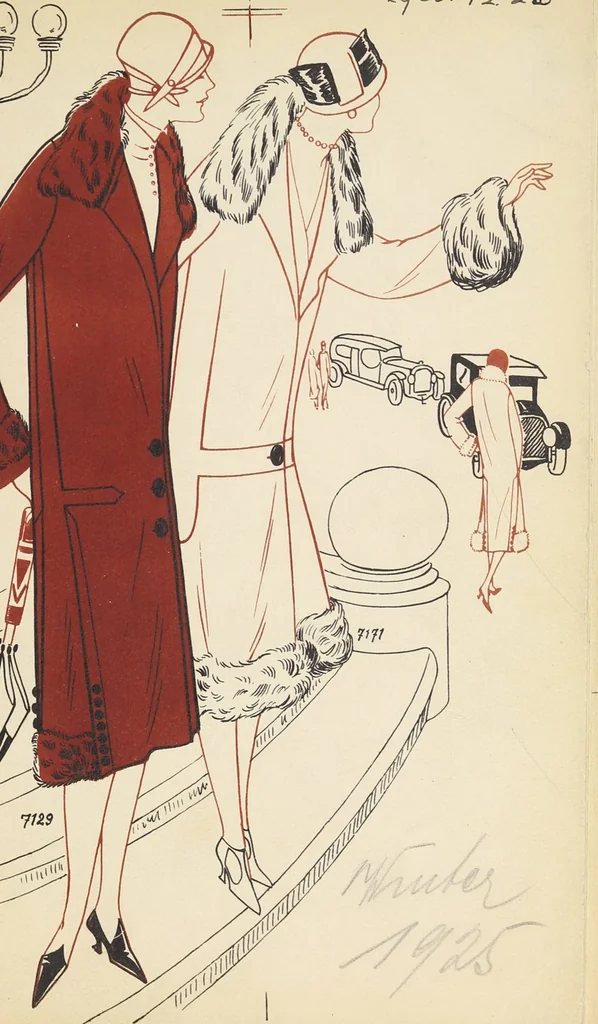 An illustration from [Herbst und Winter-Saison, 1925-1926], 1925, leaf 1