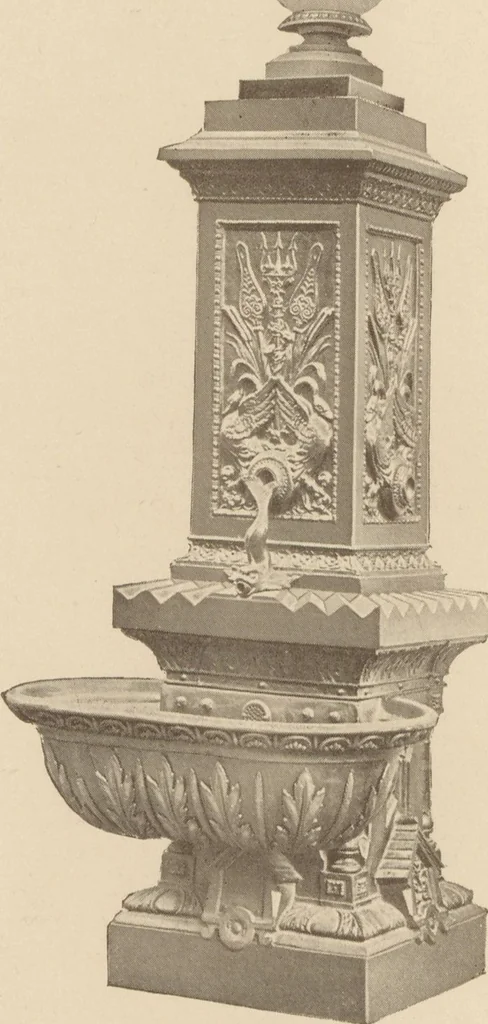 An illustration from Sanitary drinking fountains, 1911, leaf 19