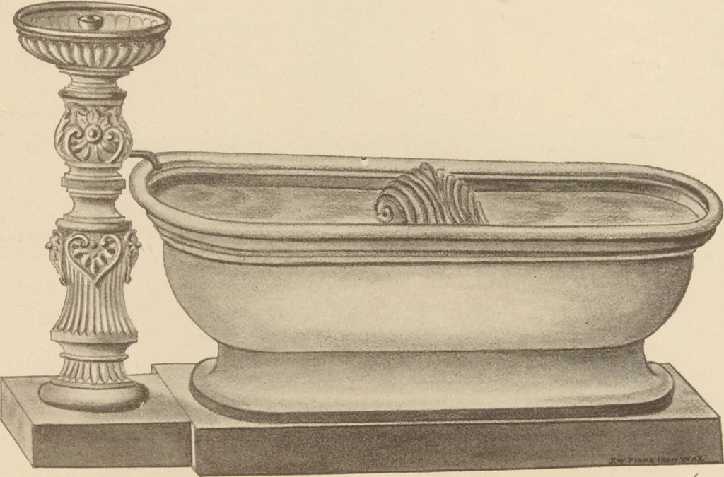 An illustration from Sanitary drinking fountains, 1911, leaf 29