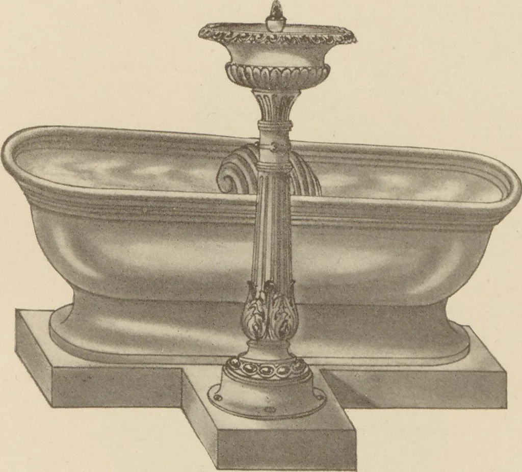 An illustration from Sanitary drinking fountains, 1911, leaf 30