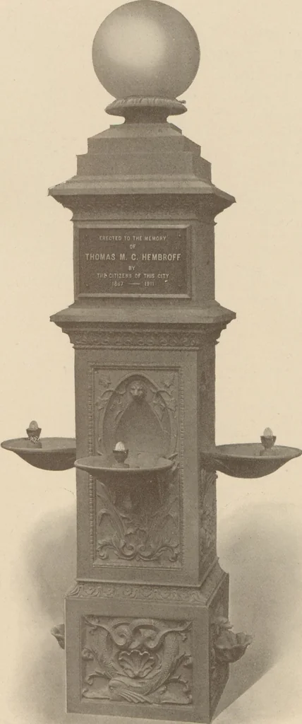 An illustration from Sanitary drinking fountains, 1911, leaf 34