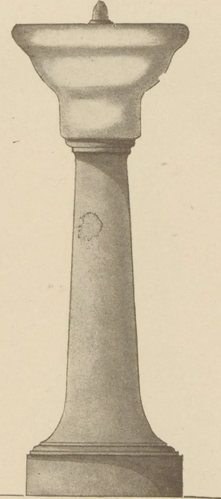 An illustration from Sanitary drinking fountains, 1911, leaf 36