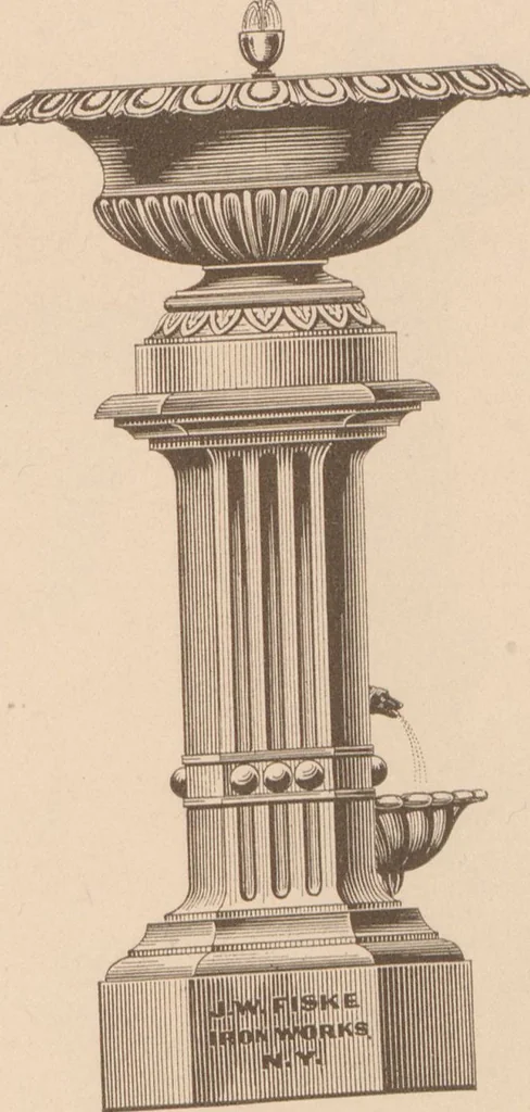 An illustration from Sanitary drinking fountains, 1911, leaf 56