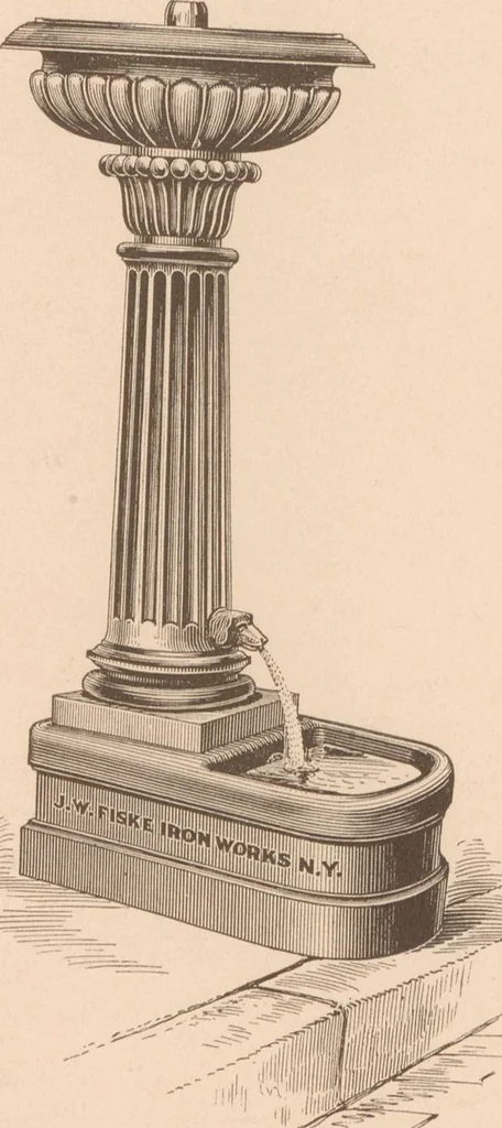 An illustration from Sanitary drinking fountains, 1911, leaf 57