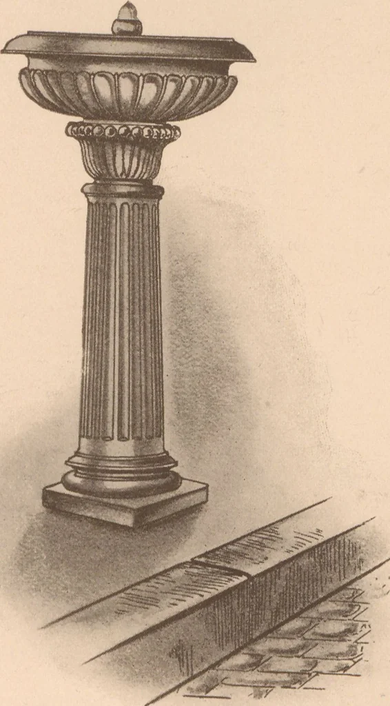 An illustration from Sanitary drinking fountains, 1911, leaf 57