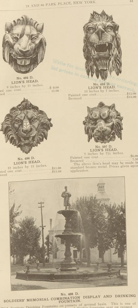 An illustration from Sanitary drinking fountains, 1911, leaf 62