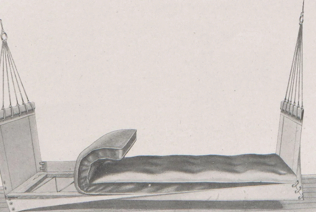 An illustration from Hammocks : couch hammocks, stands, ropes, chains, hooks and attachments, 1918, leaf 42