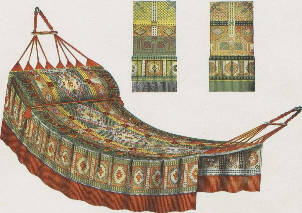 An illustration from Hammocks : couch hammocks, stands, ropes, chains, hooks and attachments, 1918, leaf 6
