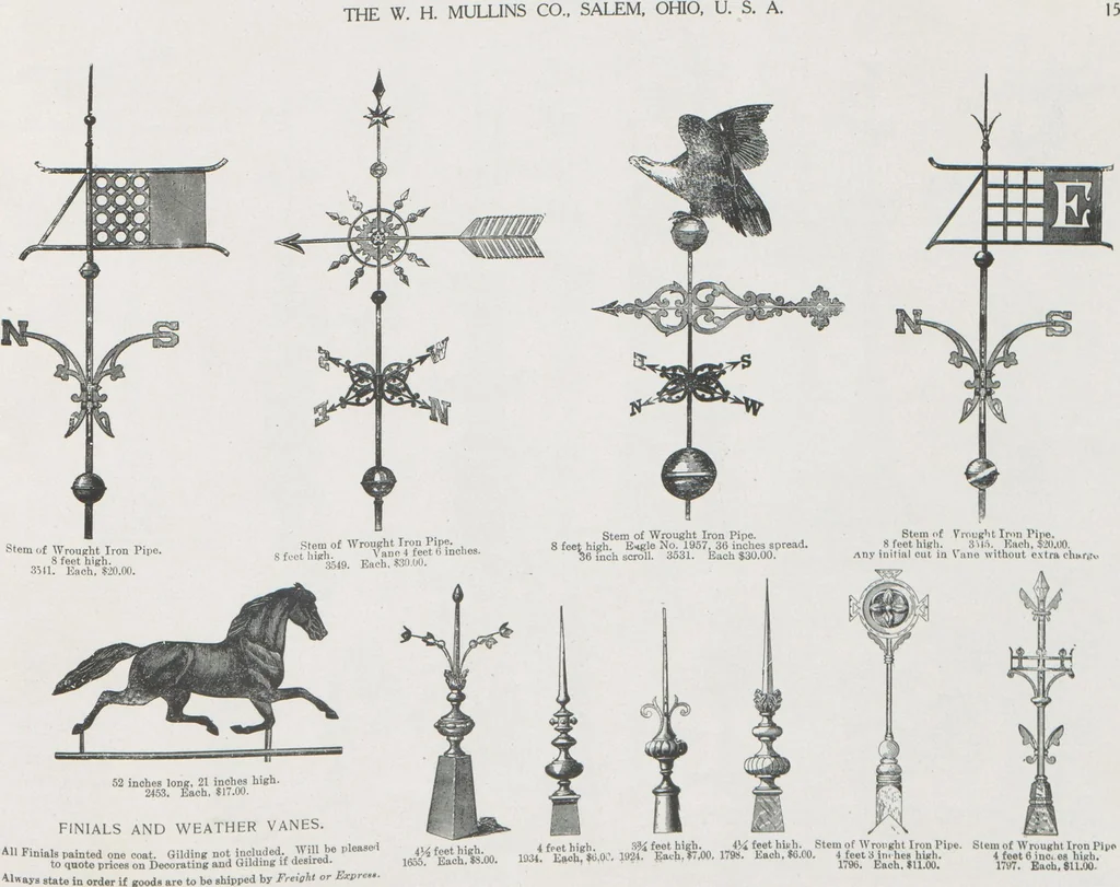 An illustration from Architectural sheet metal work / W.H. Mullins Co, 1909, leaf 17