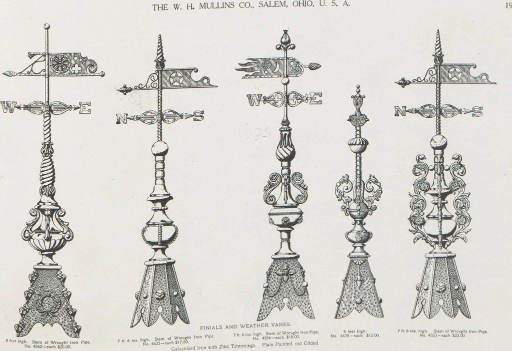 An illustration from Architectural sheet metal work / W.H. Mullins Co, 1909, leaf 21