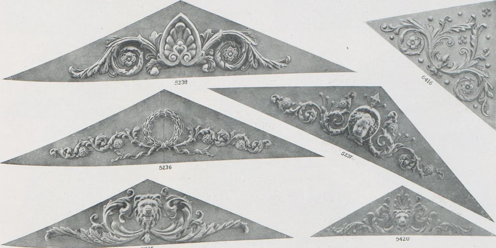 An illustration from Architectural sheet metal work / W.H. Mullins Co, 1909, leaf 29