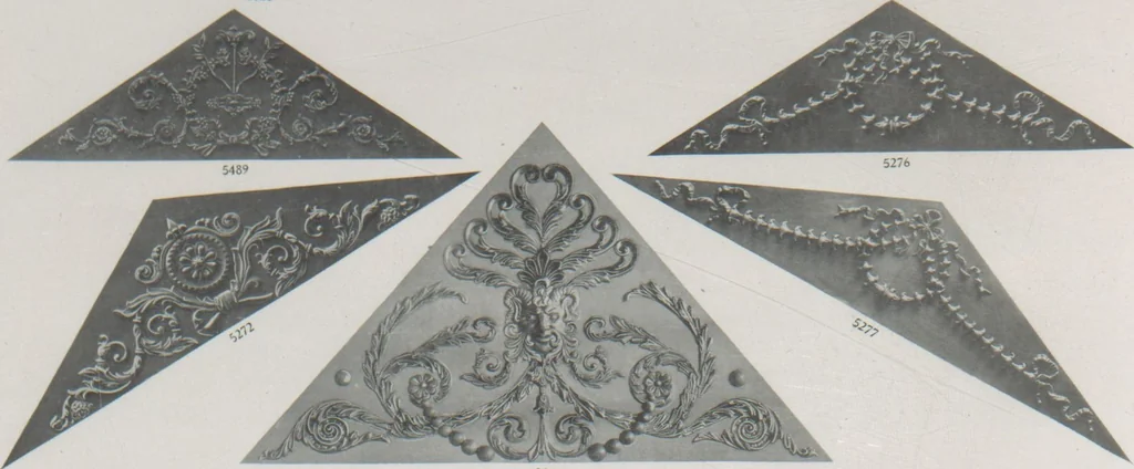 An illustration from Architectural sheet metal work / W.H. Mullins Co, 1909, leaf 30