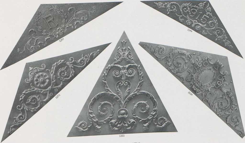 An illustration from Architectural sheet metal work / W.H. Mullins Co, 1909, leaf 31