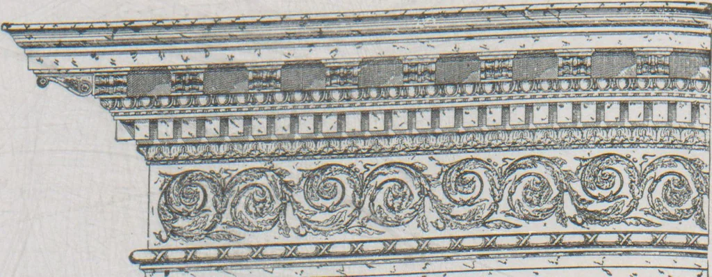 An illustration from Architectural sheet metal work / W.H. Mullins Co, 1909, leaf 44