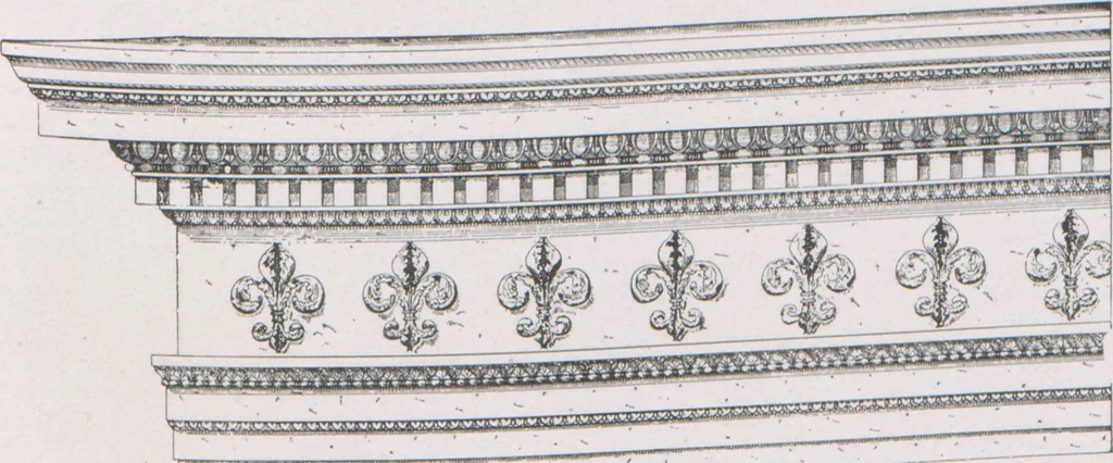 An illustration from Architectural sheet metal work / W.H. Mullins Co, 1909, leaf 45