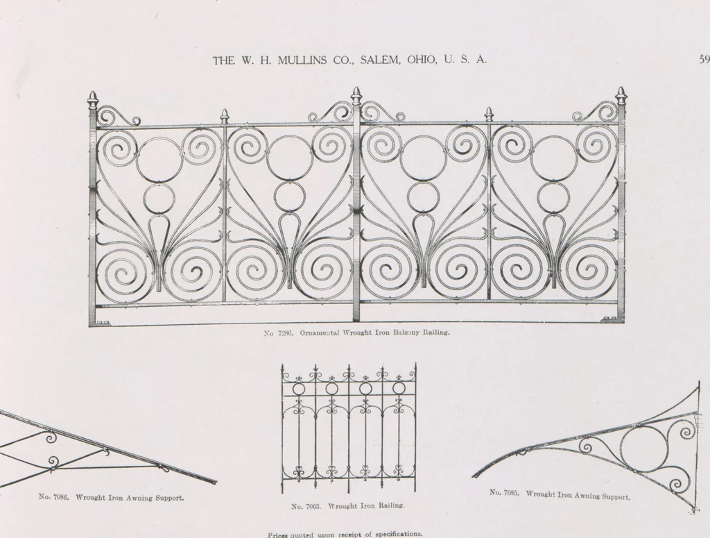 An illustration from Architectural sheet metal work / W.H. Mullins Co, 1909, leaf 61