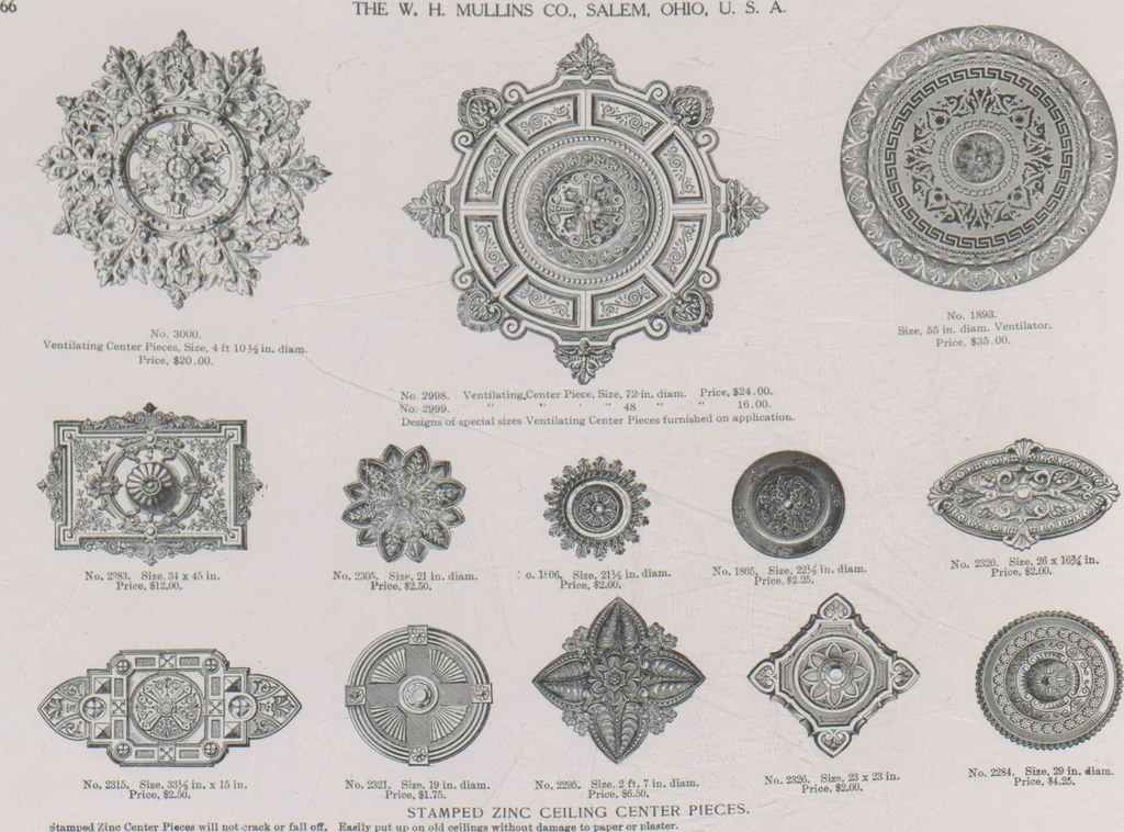 An illustration from Architectural sheet metal work / W.H. Mullins Co, 1909, leaf 68